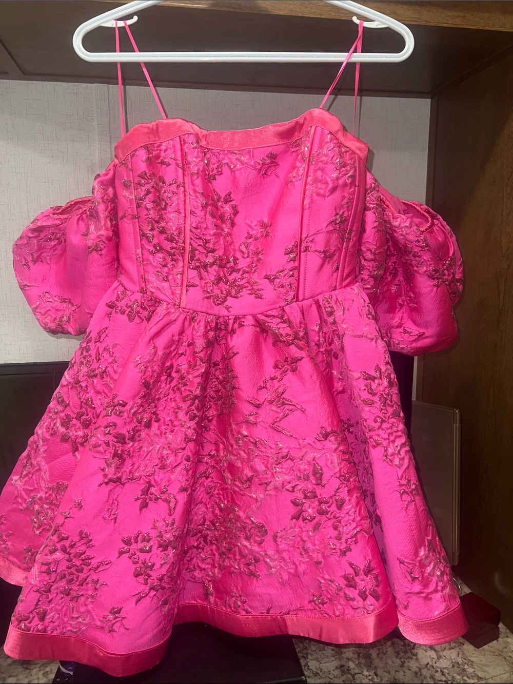Pink Akita party dress